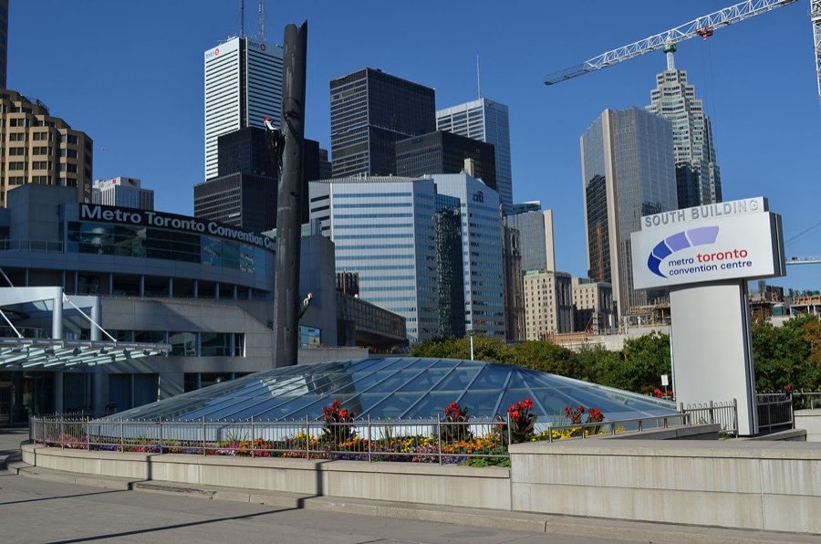 The Metro Toronto Convention Centre — conference and convention shuttle bus rental in downtown Toronto